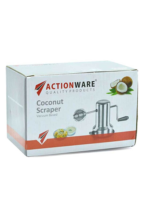 Heavy Duty Vacuum Base Manual Coconut Scrapper Shredder Tool