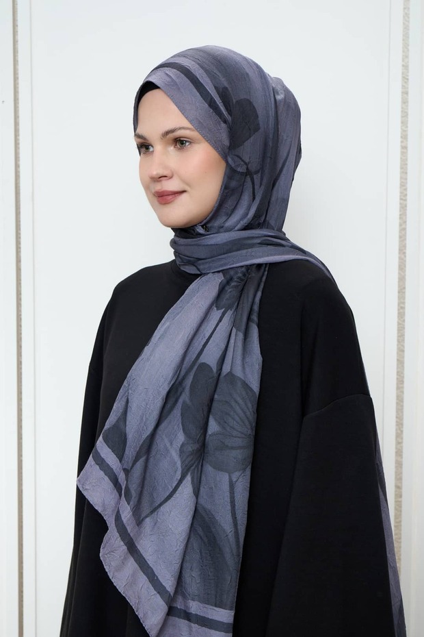 شال من الخيزران بنمط الزهور - 2