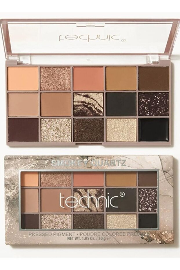 Eyeshadow Palette – Smokey Quartz | Smoky Neutral Shades for Day & Night Looks