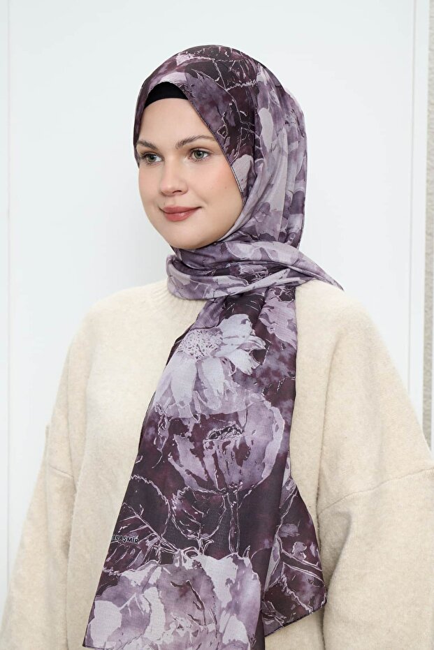 Bouquet Pattern Lina Shawl - 3