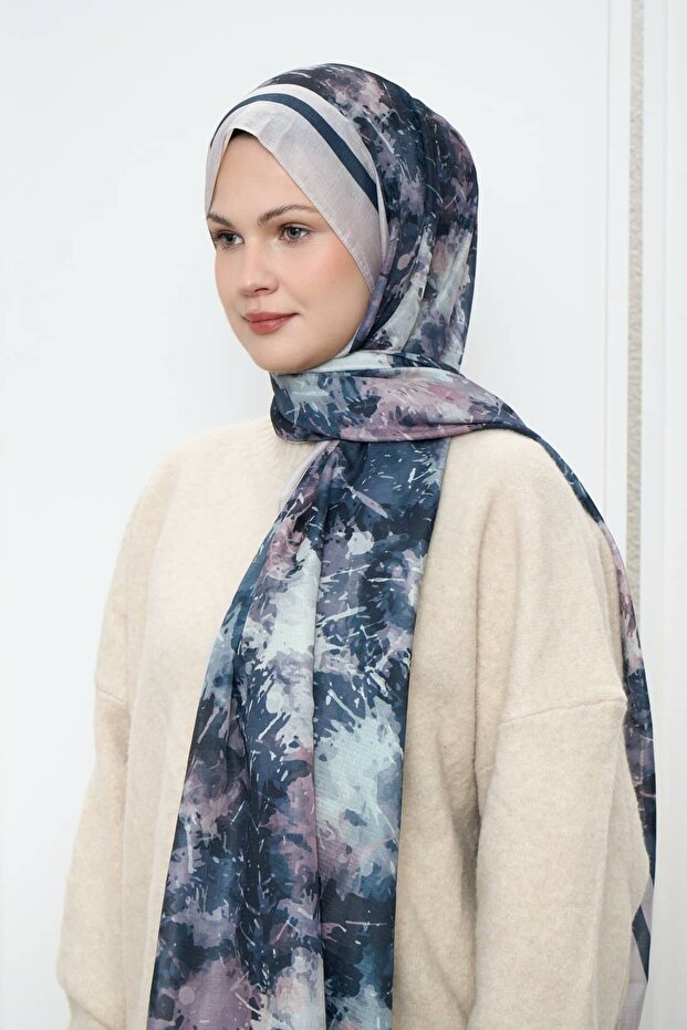 شال لينا بنمط ماربيل - 2