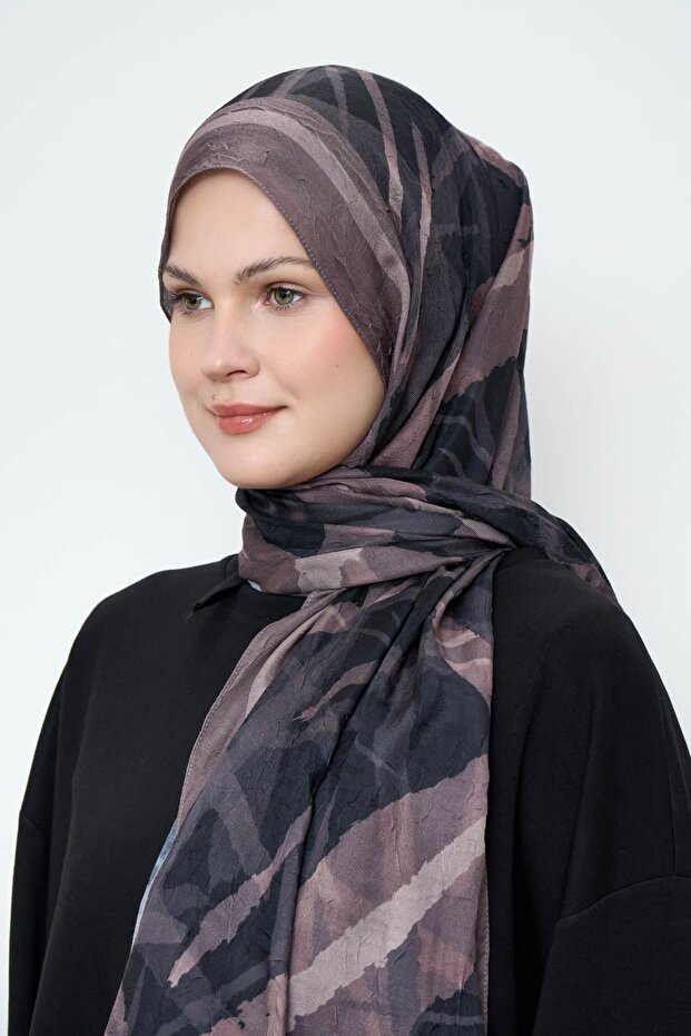 شال من الخيزران بنمط خط - 3