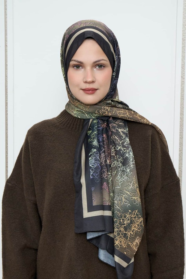 شال لينا بنمط اللبلاب - 1