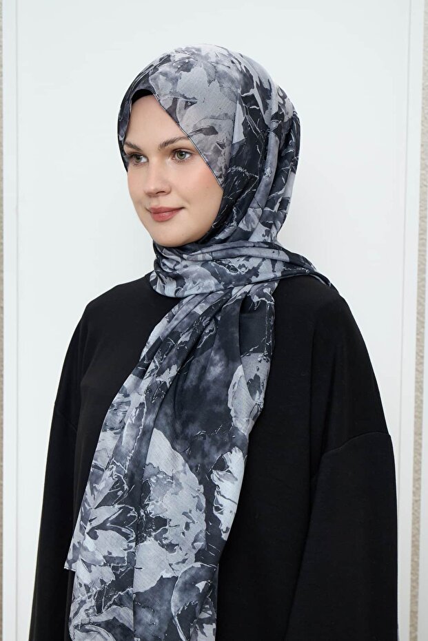 شال لينا بنمط باقة الزهور - 2