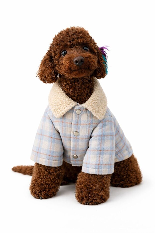 Small Breed - Vera Paws Fur-Inside Dog Coat with Pocket Design