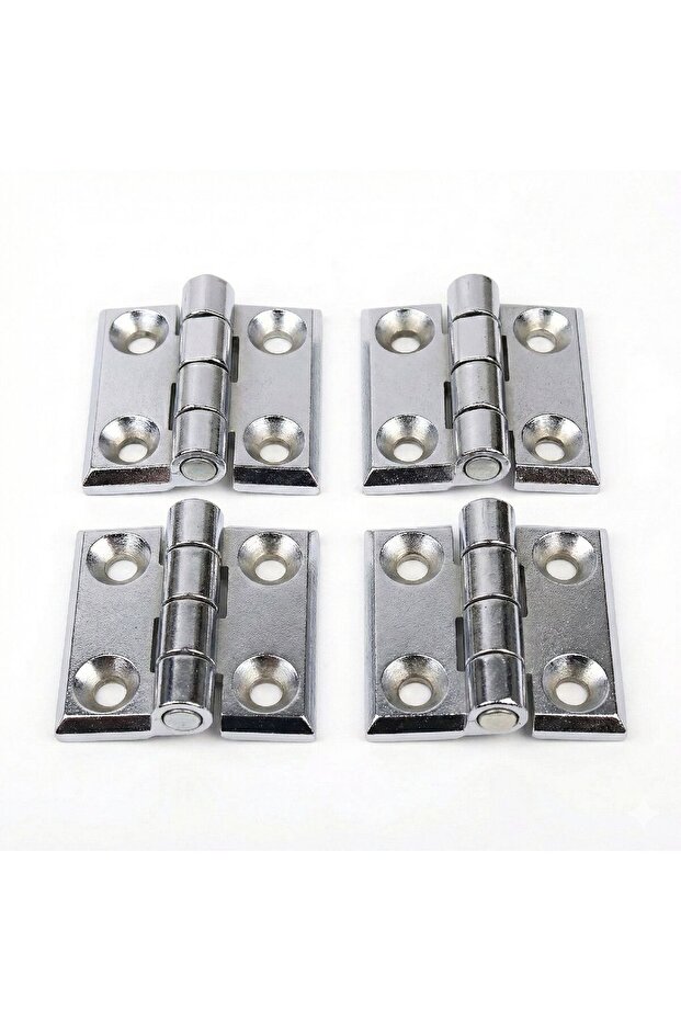 Chrome Plated Leaf Hinge 60X60 mm (4 Pieces)
