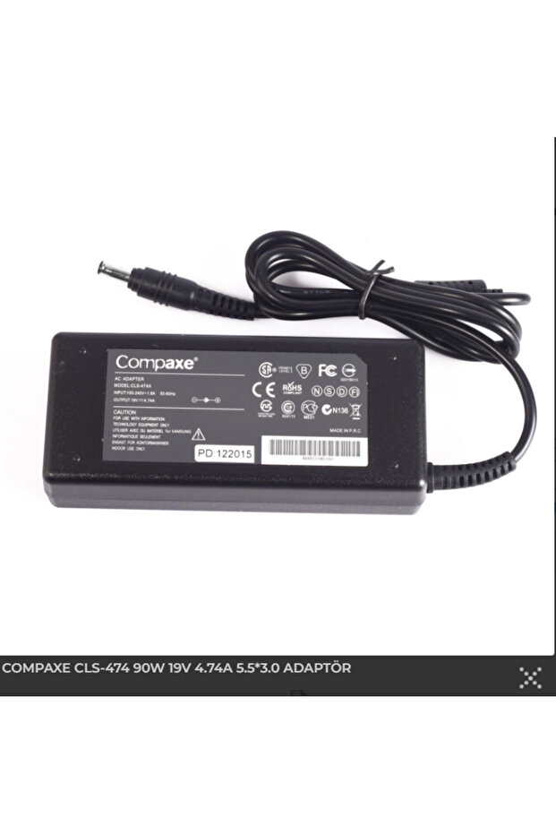 محول الكمبيوتر المحمول سامسونج CLS-474 19V 4.74A (5.5*3.0)