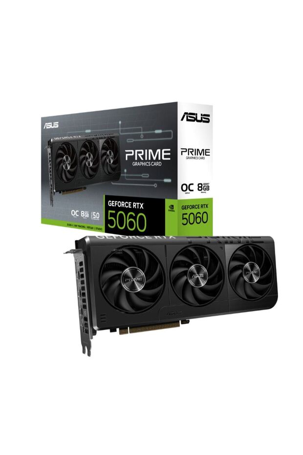 Asus prime-rtx5060-o8g 8gb nvidia rtx5060 gddr7 128bit hdmi 3xdp 16x graphics card