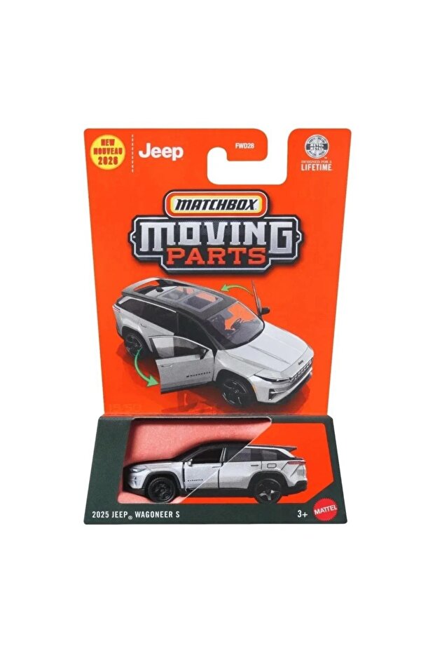 Matchbox Moving Parts 2025 Jeep Wagoneer S 1:64 Metal Model Car