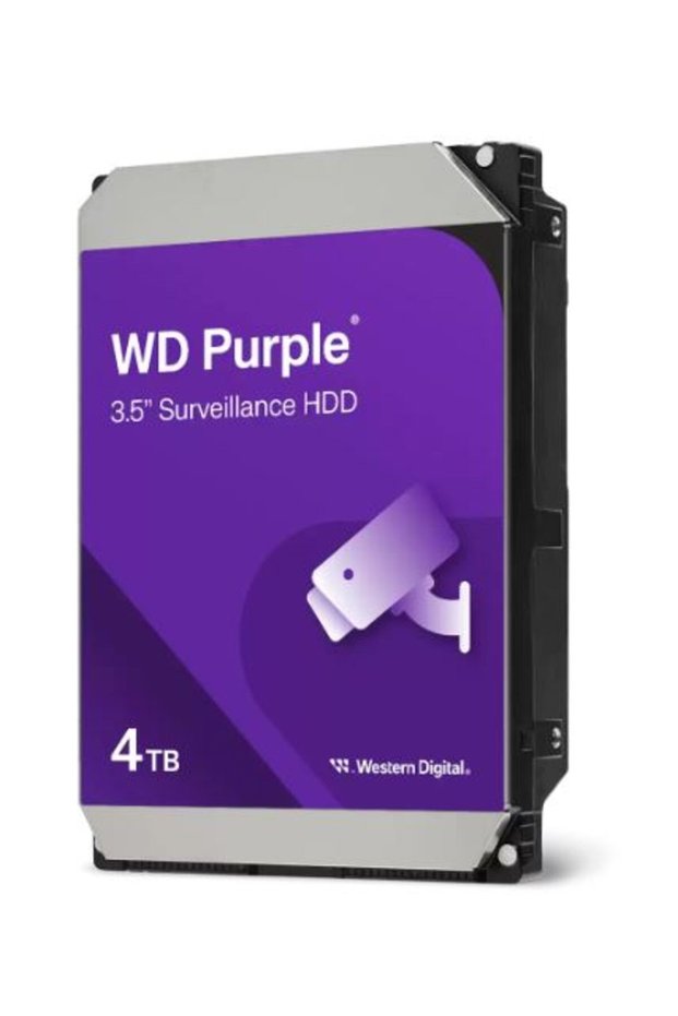 Western Digital Wd43Purz Purple 3.5" 4Tb 5400Rpm 256Mb Sata (3 Years Warranty) 24/7 Hard Disk
