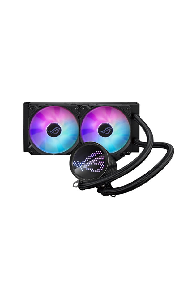 شاشة عرض ROG RYUO III 240 ARGB ANIME MATRIX LED مع مبرد وحدة المعالجة المركزية ROG 120mm ARGB