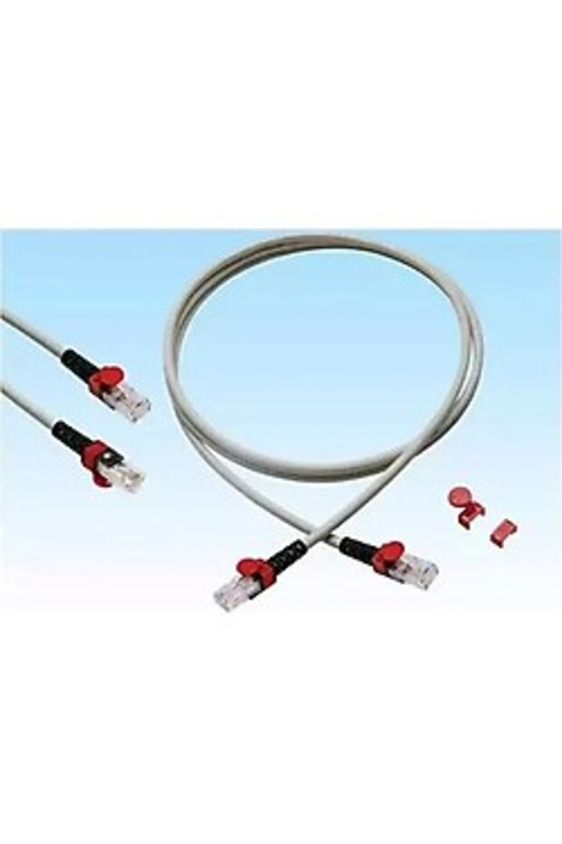 كابل توصيل T6A-00480-201 CAT6A S/FTP بطول 2 متر، لون رمادي/Lszh