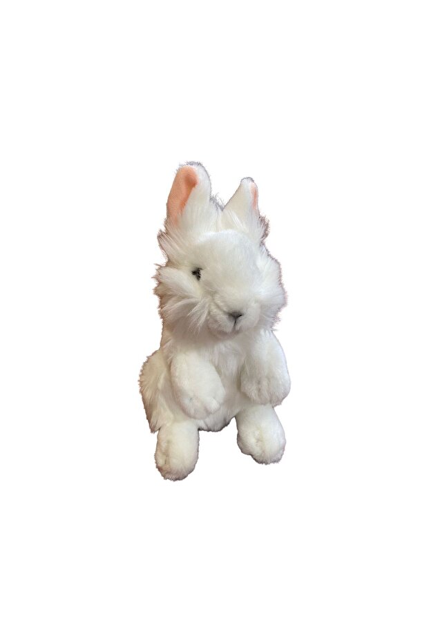 Pluș de pluș Angora alb 20 cm - 1