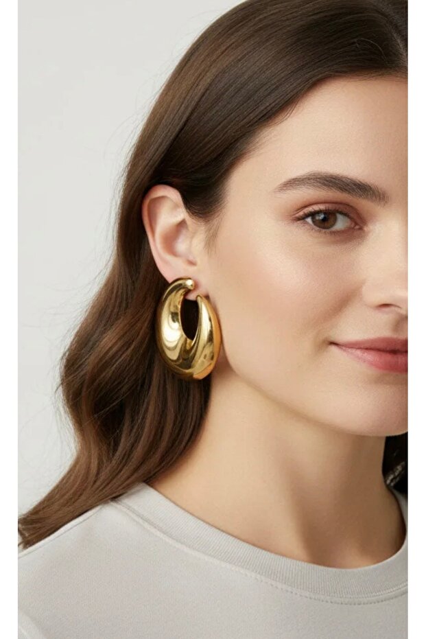 Kalın Halka Küpe - 1