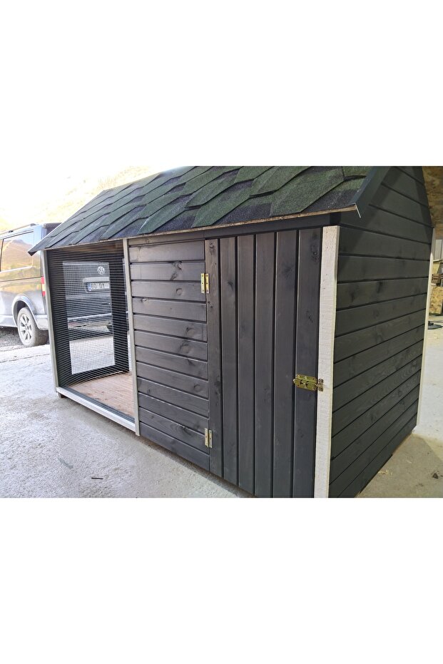 Ahşap köpek kulübesi 🐕 - 1