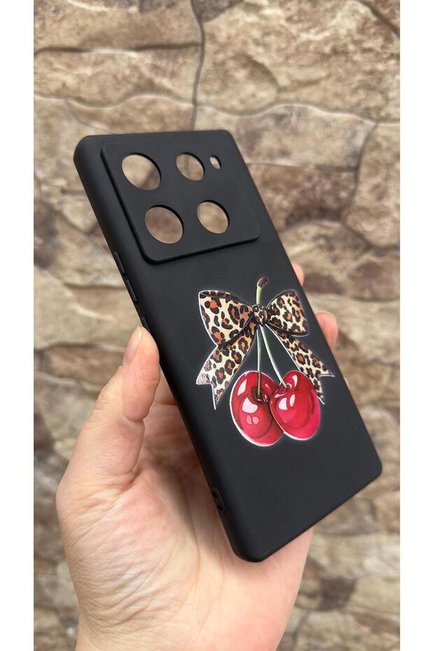 حافظة حماية كلاسيكية من السيليكون ممتصة للصدمات بنمط الفهد من إنفينكس نوت 40 برو - 3