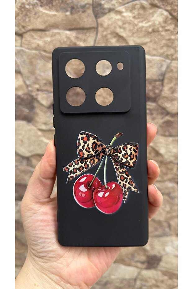 حافظة حماية كلاسيكية من السيليكون ممتصة للصدمات بنمط الفهد من إنفينكس نوت 40 برو - 2