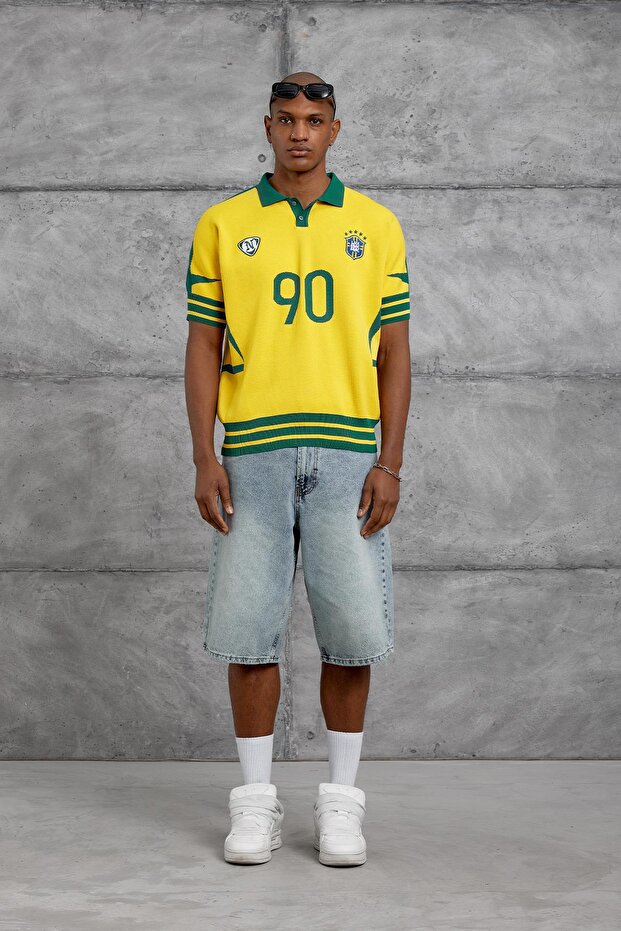 Yellow Team Triko Tshirt - 1