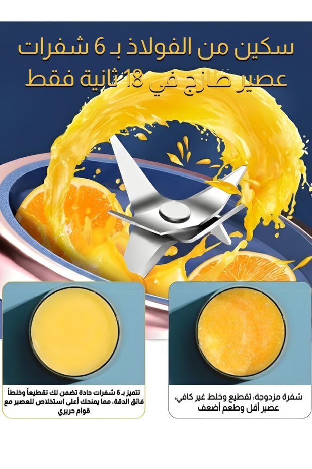 Portable multi-functional rechargeable juice blender - 2