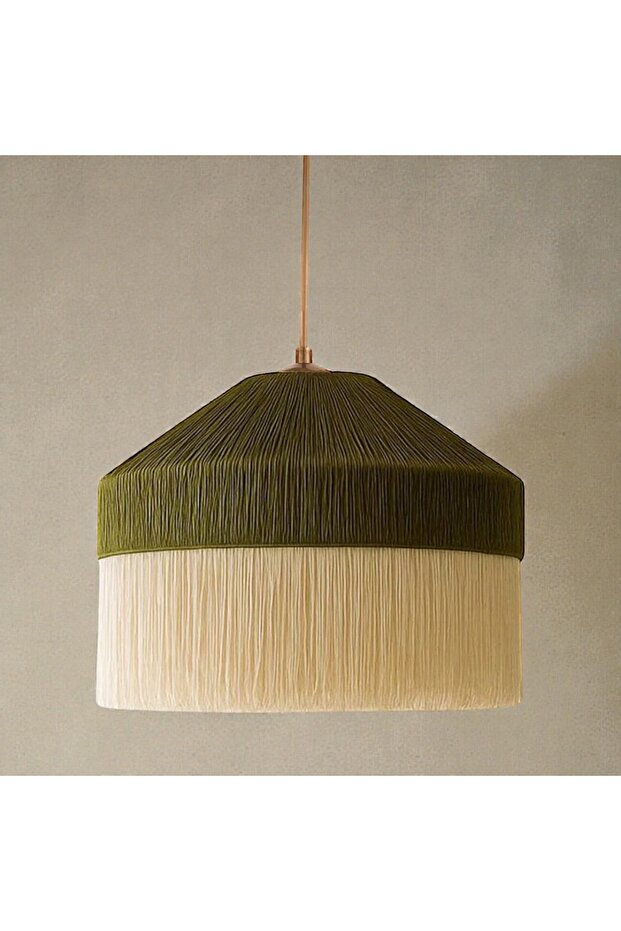 Bohem Avize, Rustik Avize, Jüt Avize, Doğal Avize, Hasır Örgü Avize, Bambu Avize, Tavan Aydınlatması - 2