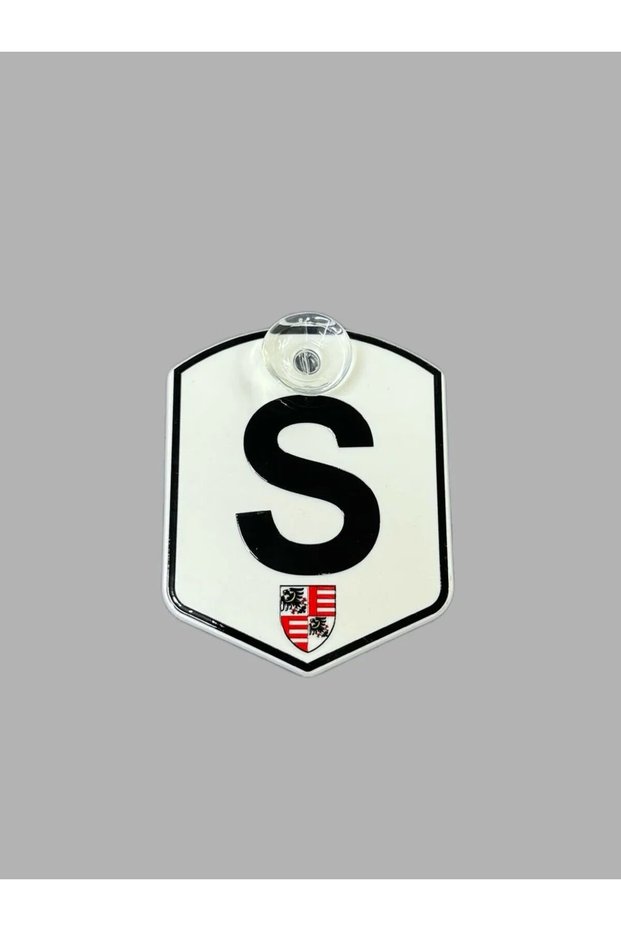 Special for Labelers (Letter S) Glass Ornament Plexi Single Suction Cup Arma