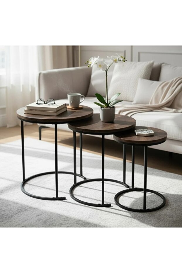 Modern style nesting table set - 1