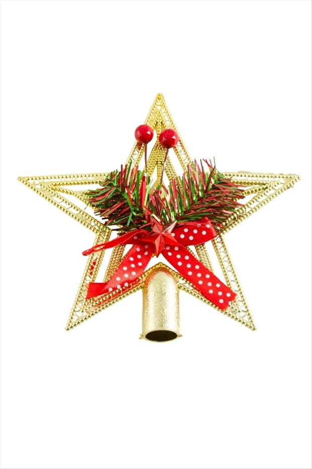 Snmswrld Christmas Tree Star 15 cm (05908) - Yellow