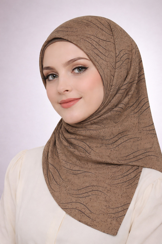 وشاح إنبا ميو جاز (جاز) منقوش 100x100 سم