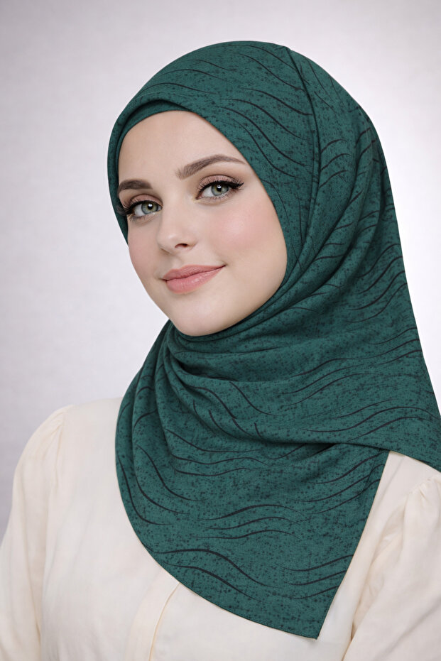 وشاح إنبا ميو جاز (جاز) منقوش 100x100 سم
