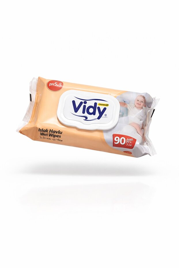 90 منديلًا مبللاً