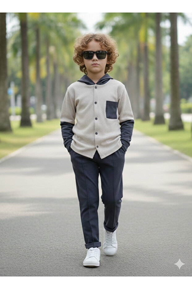 Ütkkids Joger Shirt Pants Boy's Holiday Style Set