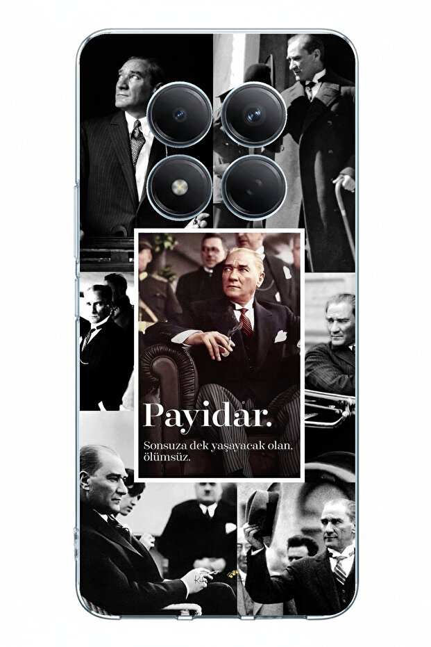 حافظة سيليكون مطبوعة متوافقة مع Redmi Note 15 PRO PLUS من Atatürk Payidar - 1