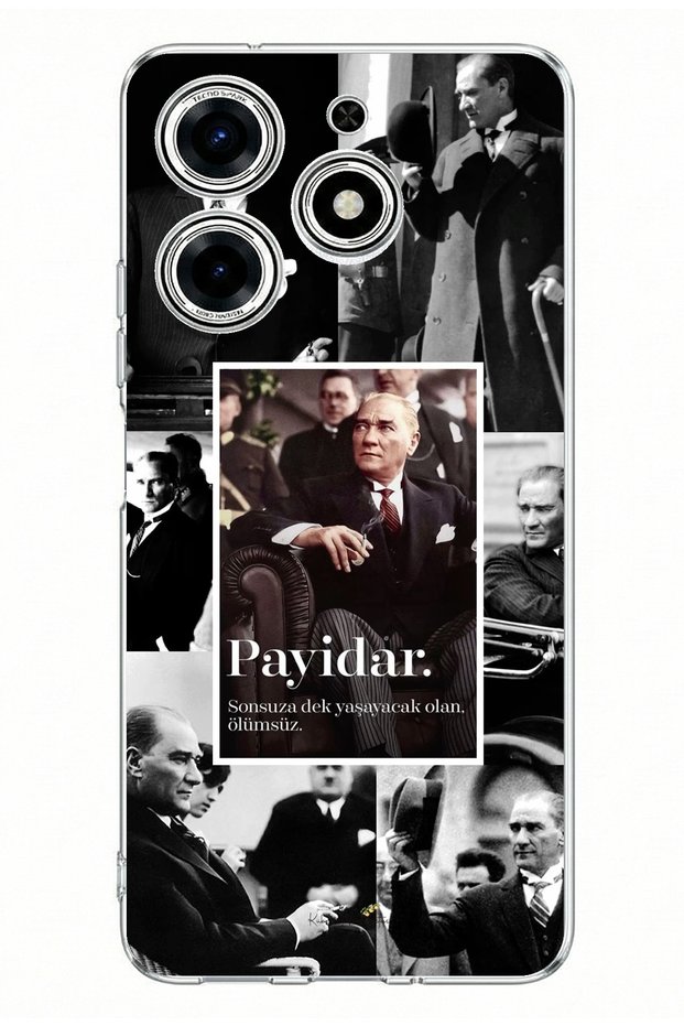 Tecno Spark 10 Pro Compatible Atatürk Payidar Printed Silicone Case