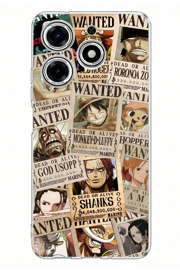 Tecno Spark 10 Pro Compatible One Piece Newspaper Design Printed Silicone Case
