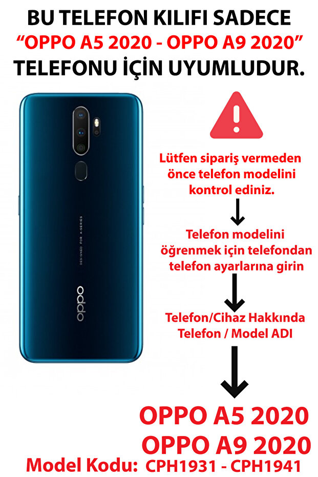 حافظة سيليكون شفافة متوافقة مع هاتف اوبو A5/A9 2020 - 2