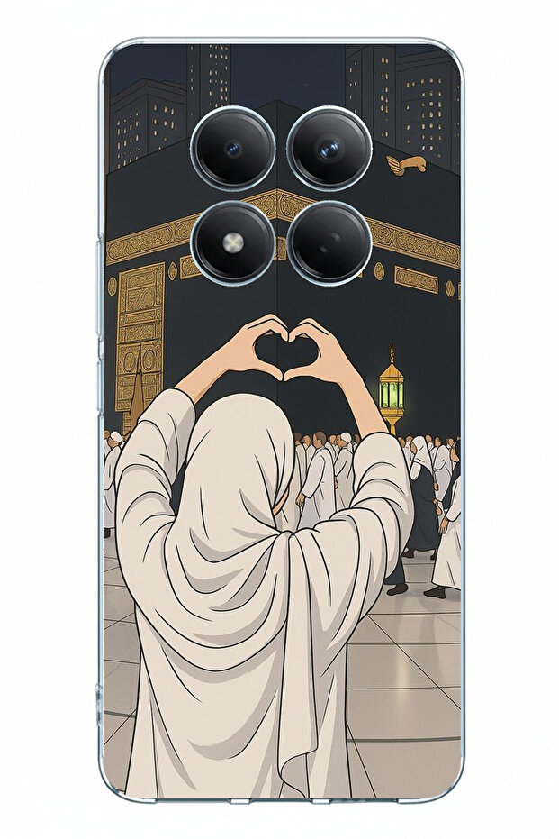 حافظة سيليكون مطبوعة بتصميم الحب الكبيرة متوافقة مع Redmi Note 15 PRO PLUS - 1