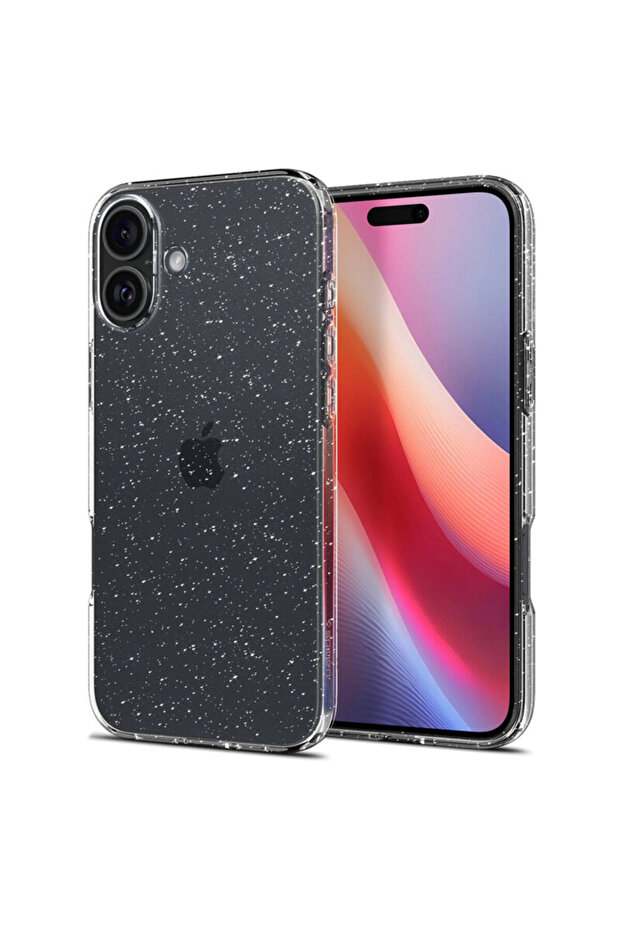 Liquid Crystal Glitter Case for iPhone 16 Plus - 2