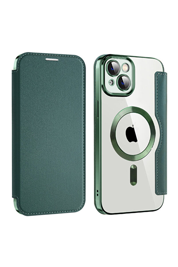 Husă SmartMag pentru iPhone 14 Plus, verde - 2