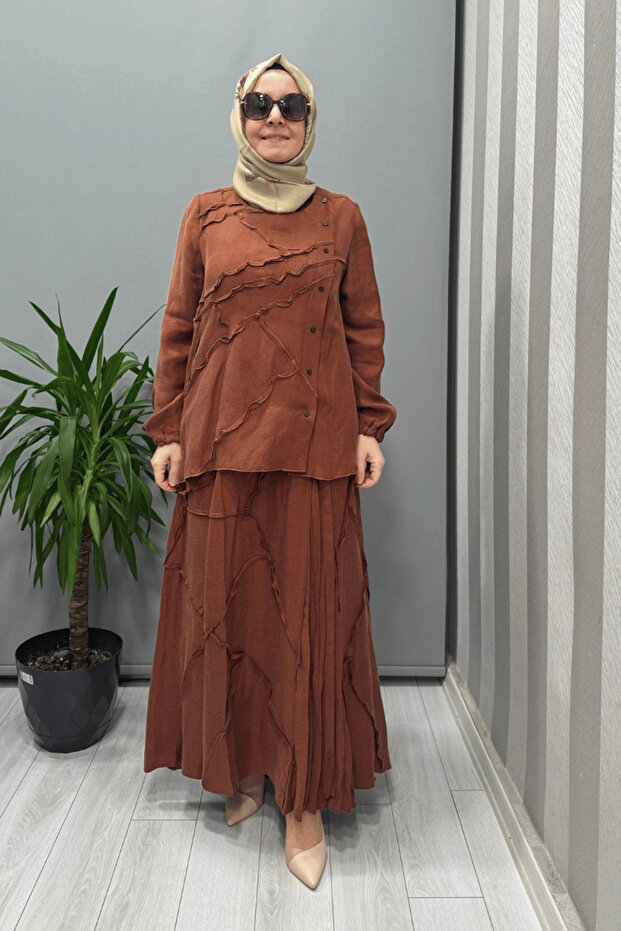 Snap Fastener Patchwork Set Orange 37305 - 1