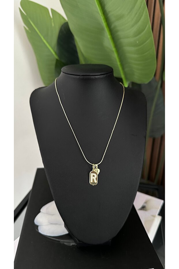 R Harf Charm Kolye - 3