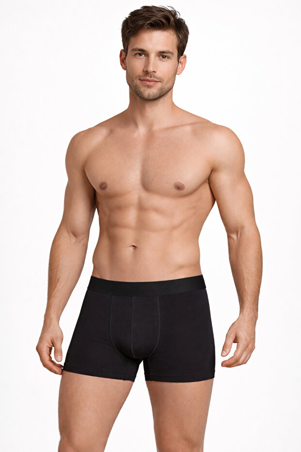 Men's Modal Cotton Flexible Black Boxers