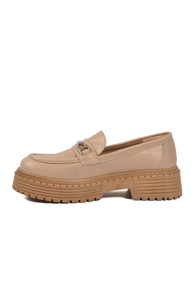 Beige Women's Casual Shoes Pc-52431 Z