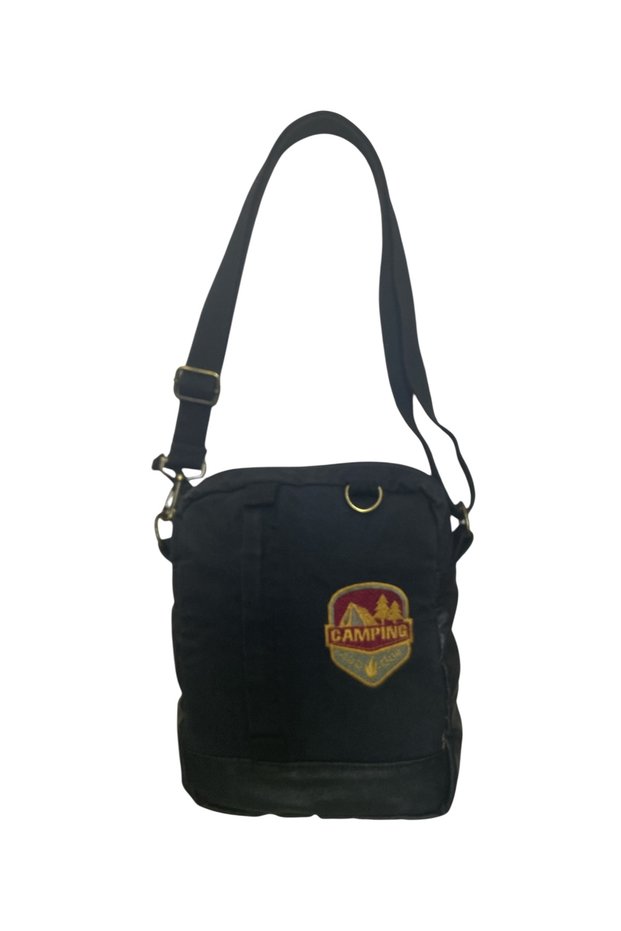 Vintage Small Casual Unisex Daily Crossbody Messenger Bag S Size 25Cmx19Cm