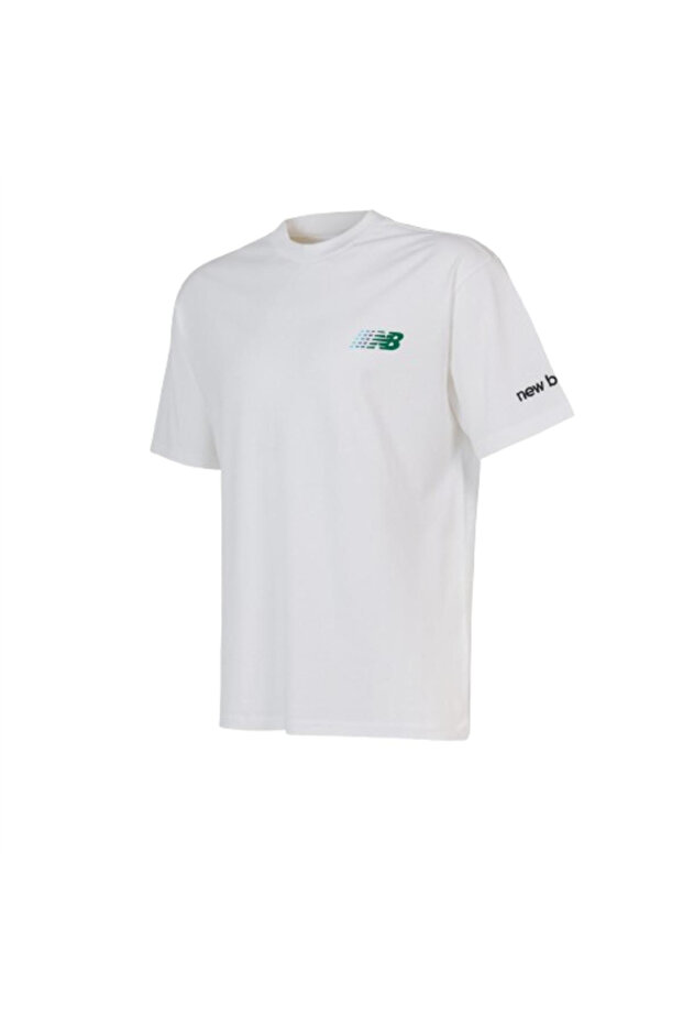Nb Lifestyle Men Tshirt Mnt1644-Wt White T-Shirt