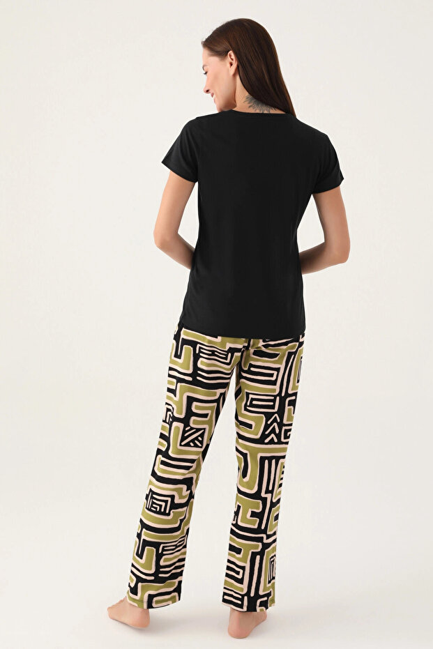 طقم مزدوج - أسود - 5