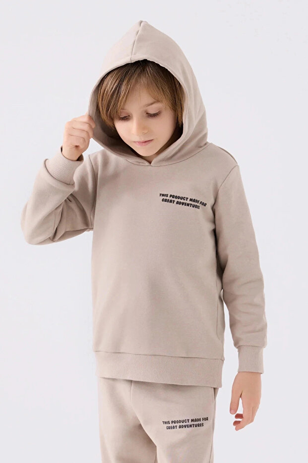 طقم رياضي للأولاد - رمل - 3