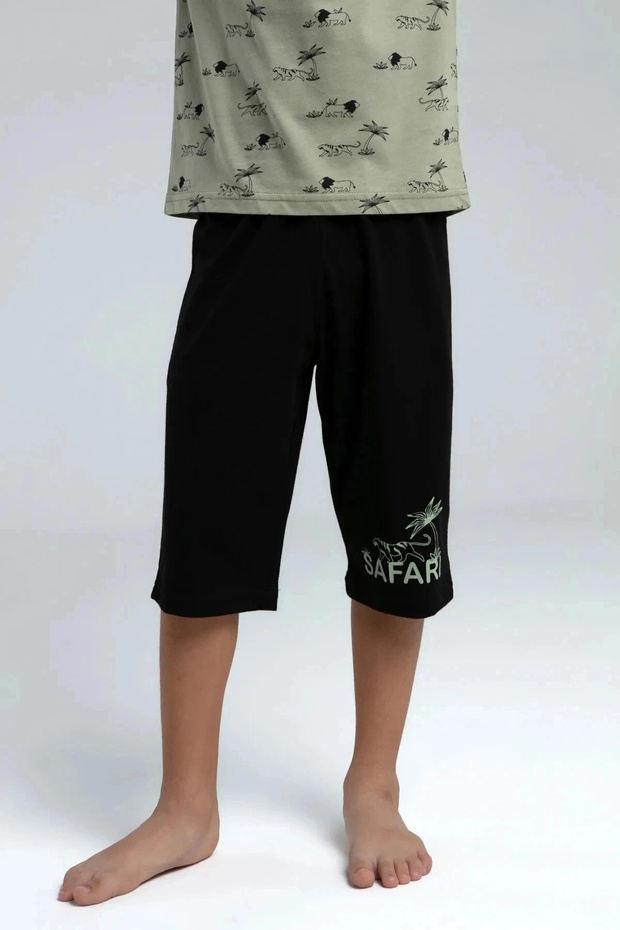 بدلة كابري خضراء للأولاد - 2