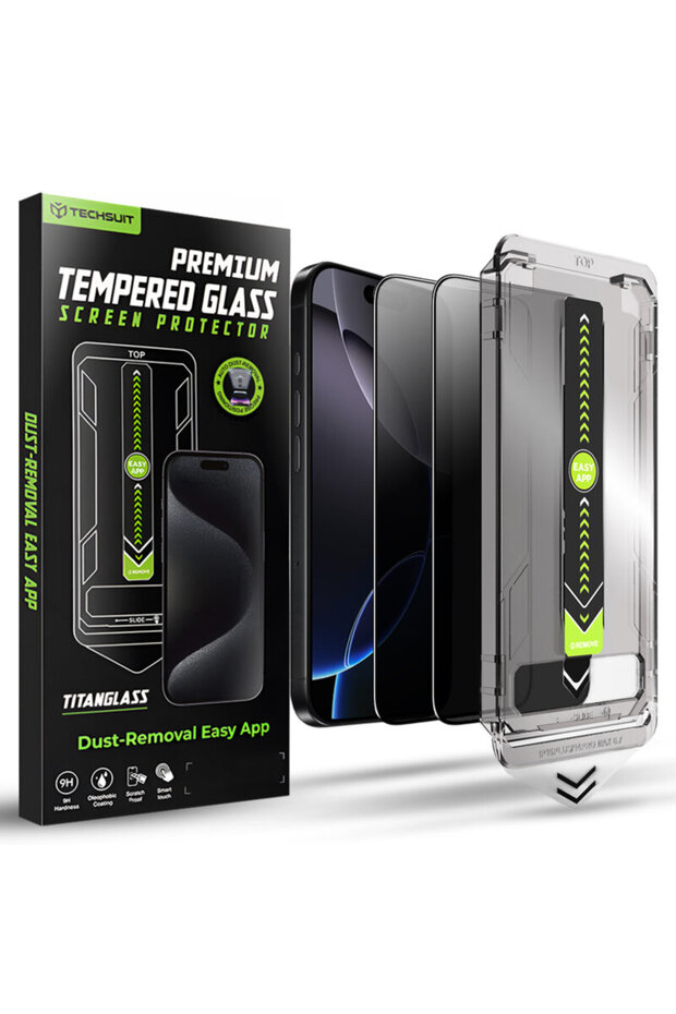 iPhone 16 Pro Max TitanGlass FullCover, поверителност