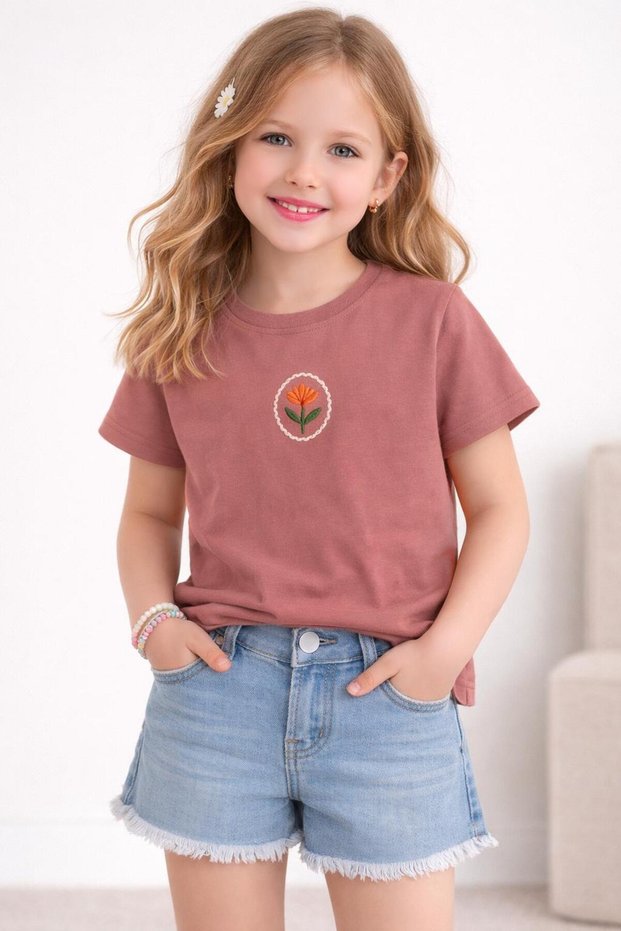 3-8 Years Old Girls' T-Shirt