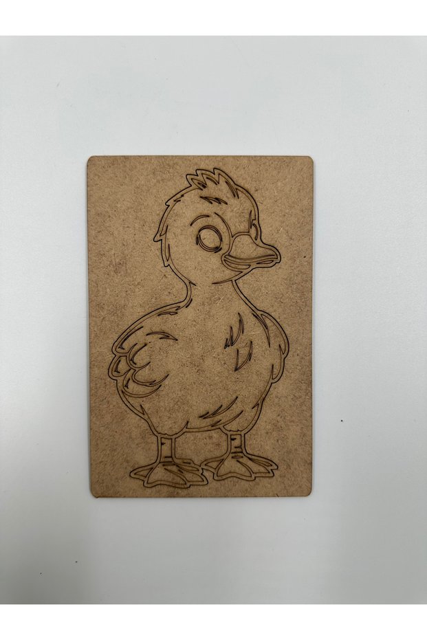 10 Pieces of Ducklings Wooden Painting School Event Activity Art 15 cm